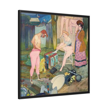 Le Cirque Corvi by Georges de Feure Framed Canvas