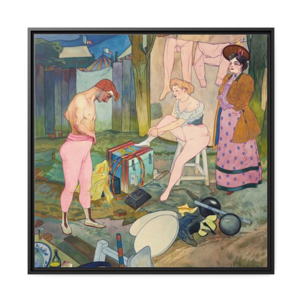88302-131.jpg Le Cirque Corvi by Georges de Feure Framed Canvas