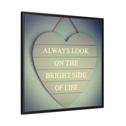 Encouragement Quote Framed Canvas