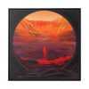 88302-41.jpg NASA Astronaut Stands on Mars Framed Canvas