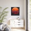 88302-43.jpg NASA Astronaut Stands on Mars Framed Canvas