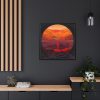 88302-44.jpg NASA Astronaut Stands on Mars Framed Canvas