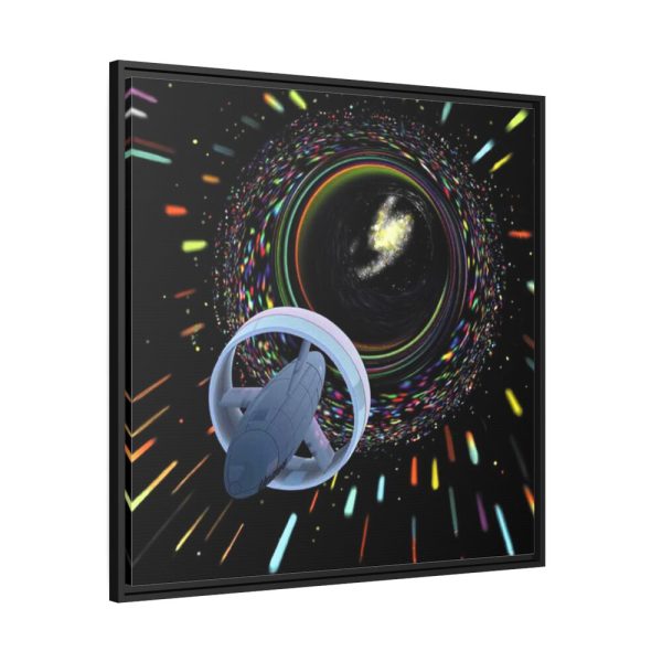 88302-45.jpg Digital Art by Les Bossinas Framed Canvas