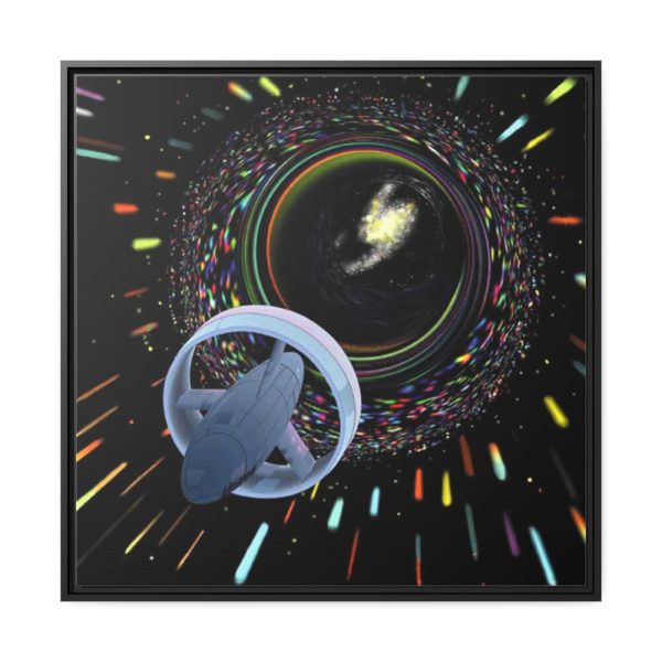 88302-46.jpg Digital Art by Les Bossinas Framed Canvas