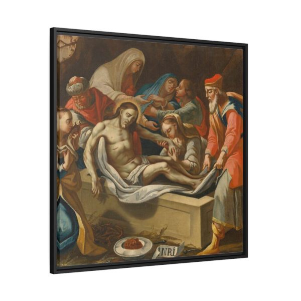 88302-50.jpg Entombment of Christ Framed Canvas