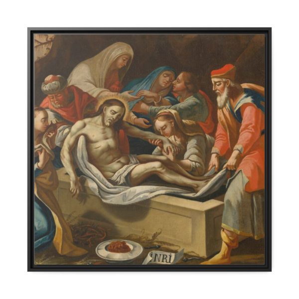 88302-51.jpg Entombment of Christ Framed Canvas
