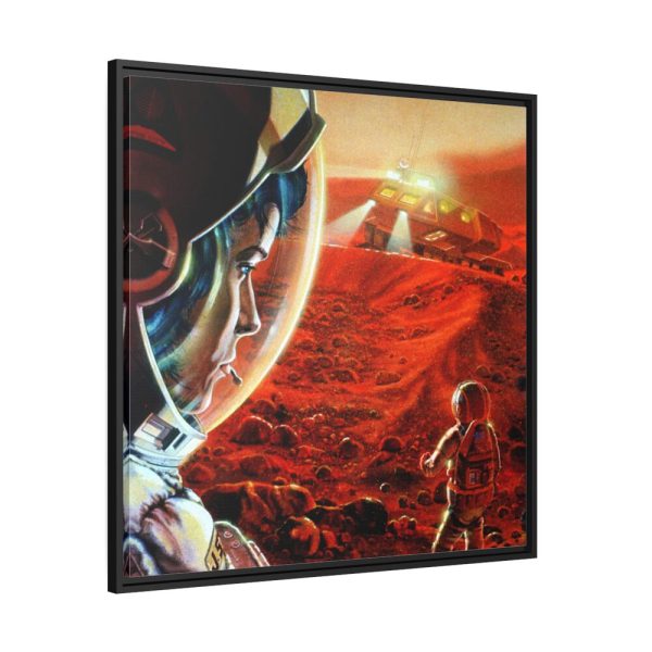 88302-55.jpg Astronauts Walking on Mars Framed Canvas