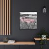 Pink Oldtimer Car Framed Canvas