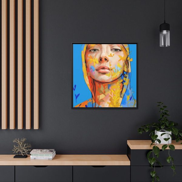 88302-9.jpg Woman in Art Framed Canvas