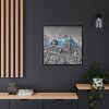 88302-94.jpg Blue Oldtimer Car Framed Canvas