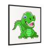 88302-95.jpg Smiling Crocodile Framed Canvas