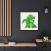 88302-99.jpg Smiling Crocodile Framed Canvas