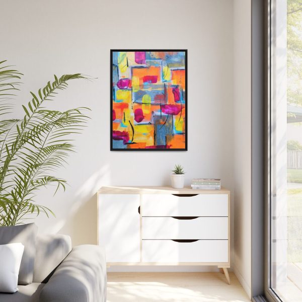 88303-3.jpg Watercolors Palette Framed Canvas