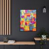 88303-4.jpg Watercolors Palette Framed Canvas