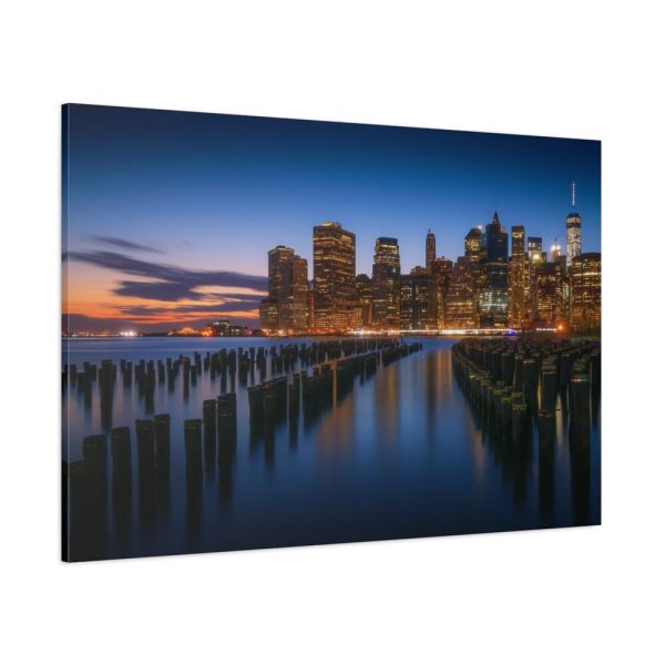 91638-100.jpg Beautiful New York City Sunset Standard Canvas