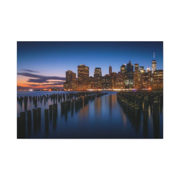 91638-101.jpg Beautiful New York City Sunset Standard Canvas