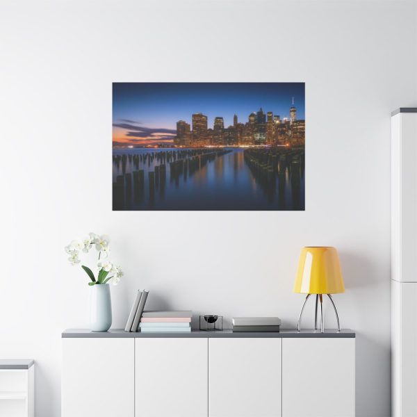 91638-102.jpg Beautiful New York City Sunset Standard Canvas