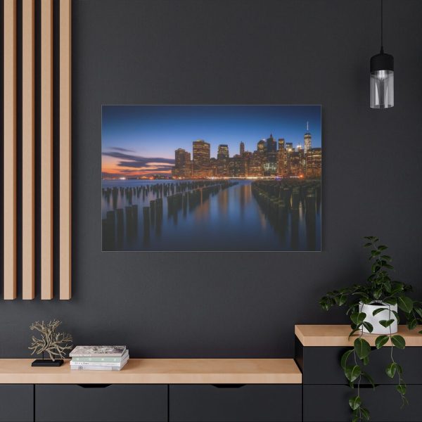 91638-103.jpg Beautiful New York City Sunset Standard Canvas