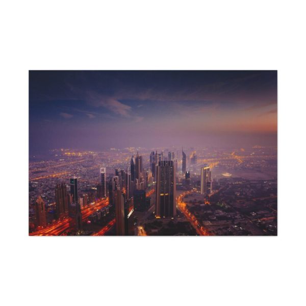 Dubai at Sunrise Standard Canvas