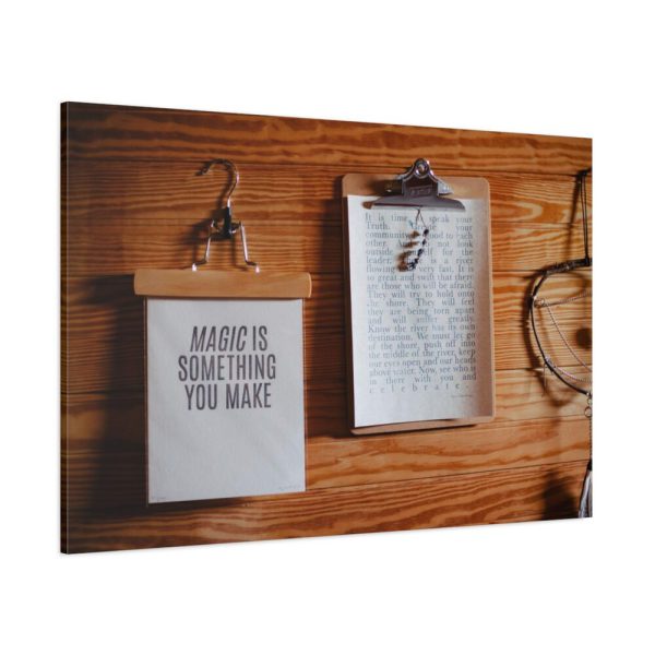 91638-125.jpg Motivational Quote on Wooden Clipboard Standard Canvas