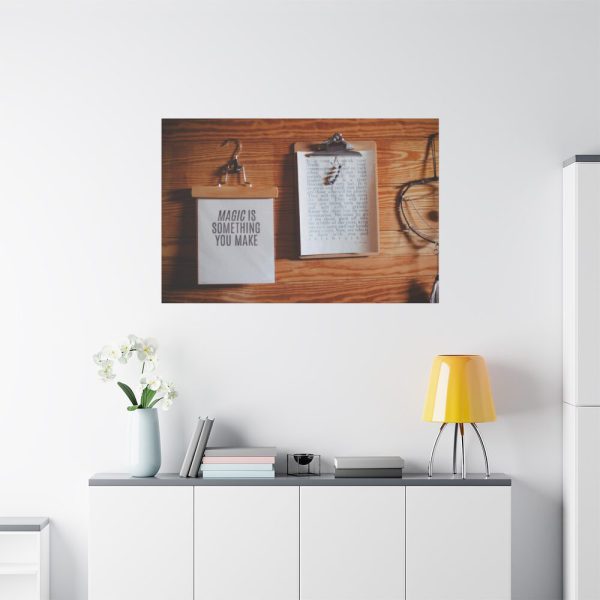 91638-127.jpg Motivational Quote on Wooden Clipboard Standard Canvas