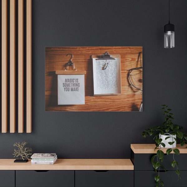 91638-128.jpg Motivational Quote on Wooden Clipboard Standard Canvas