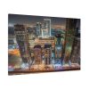 91638-130.jpg Dubai Skyscrapers at Night Standard Canvas