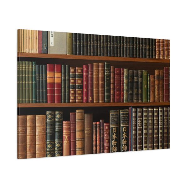 91638-135.jpg Antique Books in a Library Standard Canvas
