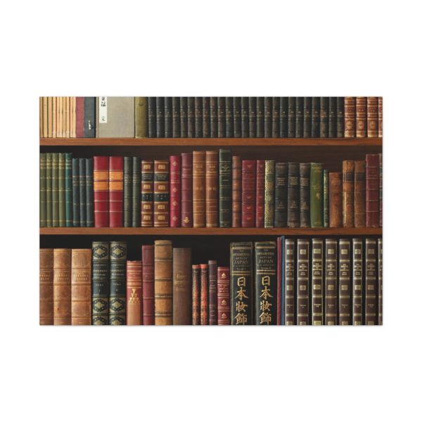 91638-136.jpg Antique Books in a Library Standard Canvas