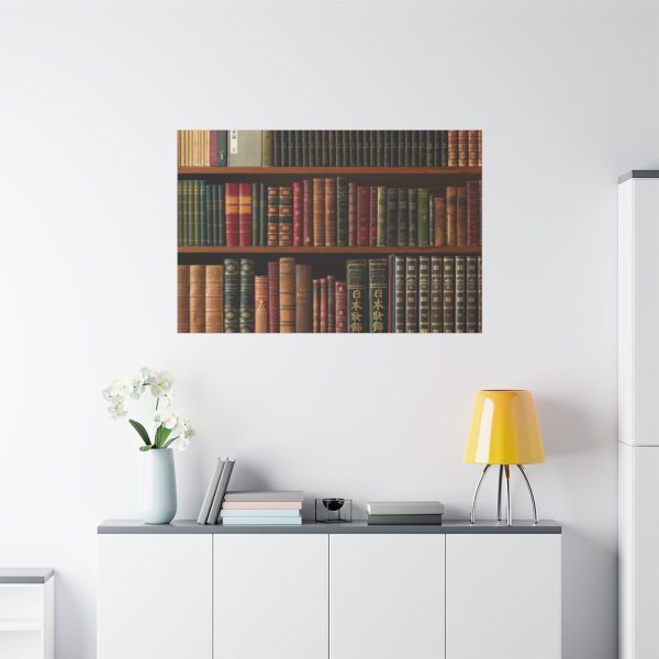91638-137.jpg Antique Books in a Library Standard Canvas