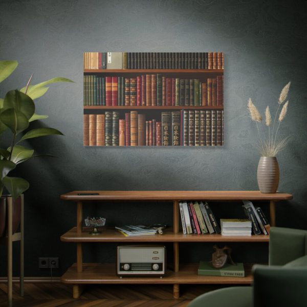 91638-139.jpg Antique Books in a Library Standard Canvas