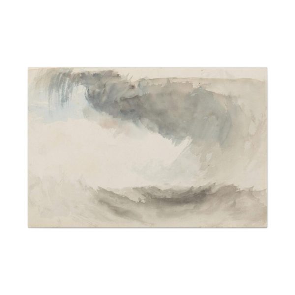 91638-211.jpg Clouds, Rain and Waves With Washes of Grey and Blue Standard Canvas