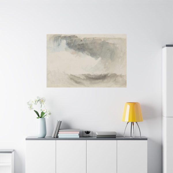91638-212.jpg Clouds, Rain and Waves With Washes of Grey and Blue Standard Canvas