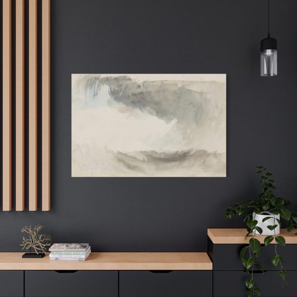 91638-213.jpg Clouds, Rain and Waves With Washes of Grey and Blue Standard Canvas