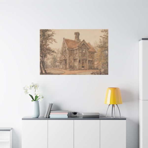 A Lodge at Cassiobury by William Henry Hunt Standard Canvas
