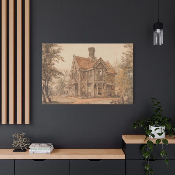 A Lodge at Cassiobury by William Henry Hunt Standard Canvas