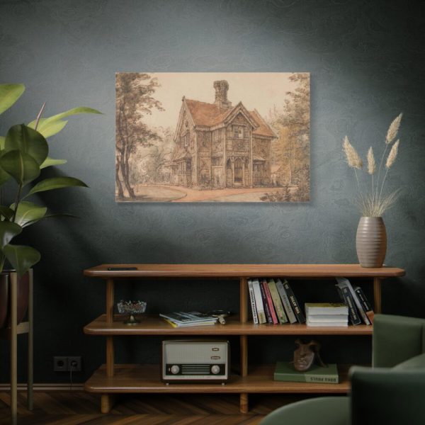 A Lodge at Cassiobury by William Henry Hunt Standard Canvas