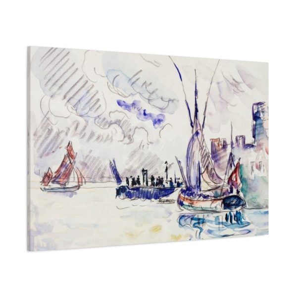 La Rochelle by Paul Signac Standard Canvas