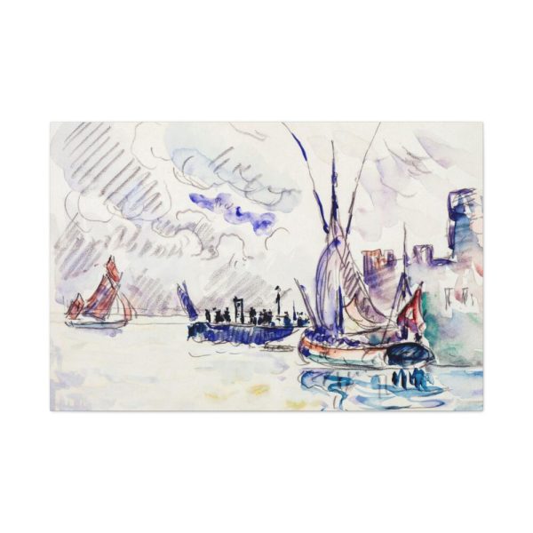 La Rochelle by Paul Signac Standard Canvas