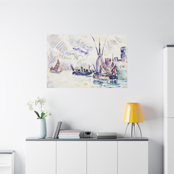 La Rochelle by Paul Signac Standard Canvas