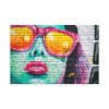 91638-266.jpg Brick Wall With Woman's Face Standard Canvas