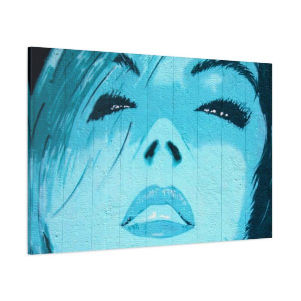 91638-270.jpg Blue Womans Face Standard Canvas