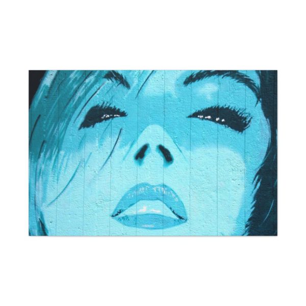 91638-271.jpg Blue Womans Face Standard Canvas