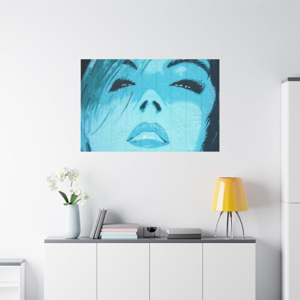 91638-272.jpg Blue Womans Face Standard Canvas