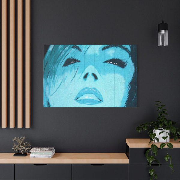91638-273.jpg Blue Womans Face Standard Canvas