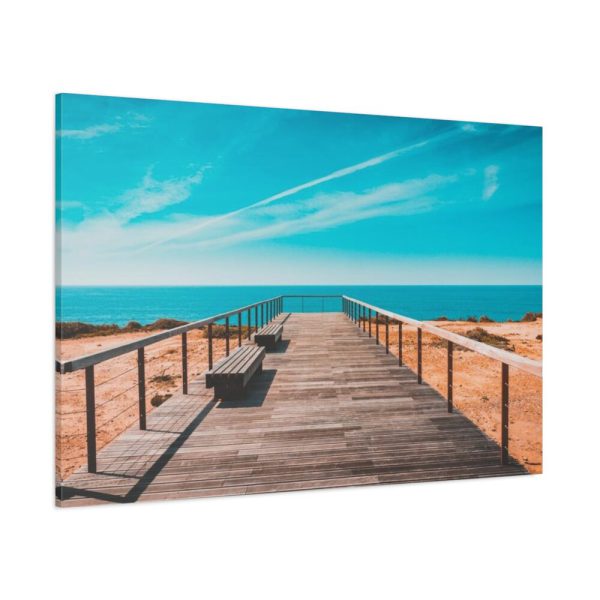 Boardwalk And Sky Standard Canvas