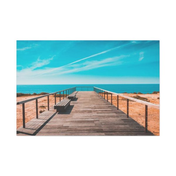 Boardwalk And Sky Standard Canvas