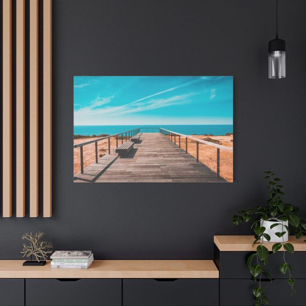 Boardwalk And Sky Standard Canvas