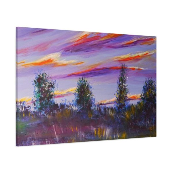 91638-285.jpg Artistically Landscape of Sunset and Clouds Standard Canvas