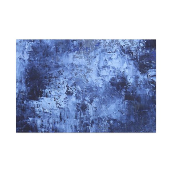 91638-291.jpg Blue Stripes With Blurred Texture Standard Canvas